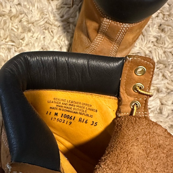 Timberland 6” Premium Waterproof Boots Sz 11 ‘Wheat’ - Picture 5 of 6